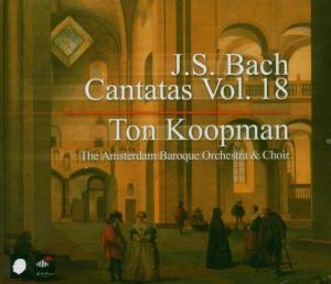 Cover for Amsterdam Baroque Orchestra &amp; Ton Koopman · J.S. Bach: Cantatas Vol. 18 (CD) (2004)