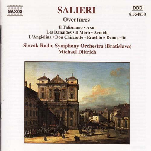 Overtures - Salieri - Musiikki - NAXOS - 0636943483824 - tiistai 25. huhtikuuta 2000