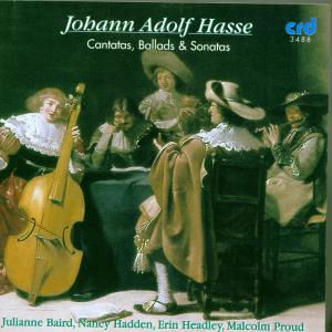 Cantatas, Ballads & Sonat - J.A. Hasse - Música - CRD - 0708093348824 - 16 de setembro de 1998