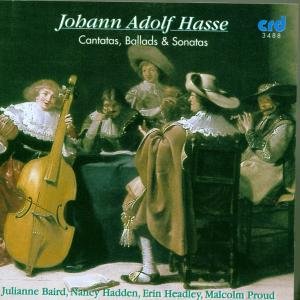 Cover for J.A. Hasse · Cantatas, Ballads &amp; Sonat (CD) (1998)