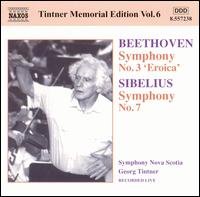 Tintner Memorial 6 - Beethoven / Sibelius / Tintner / Sym Nova Scotia - Musik - NAXOS - 0747313223824 - 18 november 2003