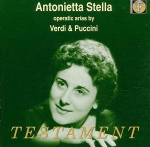 Stella Antonietta · Opera Arias Testament Klassisk (CD) (2000)