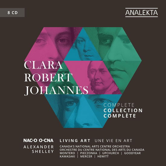 Cover for Canadas National Arts Centre Orchestra / Alexander Shelley · Clara / Robert / Johannes: Living Art (Complete Collection) (CD) (2024)