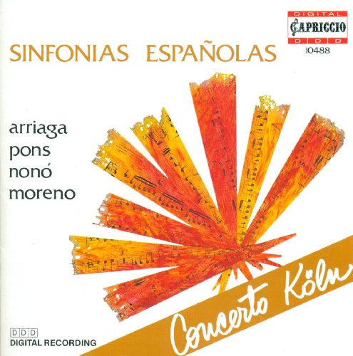 Cover for Arriaga / Crisdstom · Symphonia Espanola (CD) (1994)