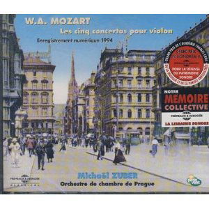 Cover for Mozart,w.a. / Zuber / Orcheestre De Chambre · 5 Violin Concertos (CD) (2002)
