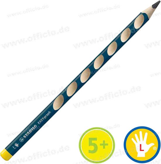 Stabilo Easygraph Handwriting Pencil Left Handed · Pack Of 6 (MERCH)