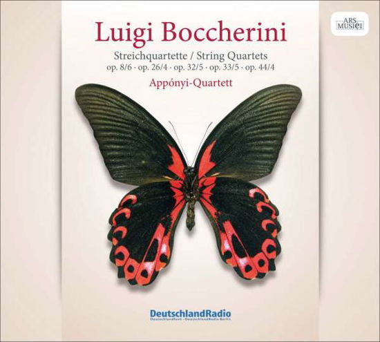 Cover for Apponyi Quartett · Boccherini: String Quartets (CD) (2010)