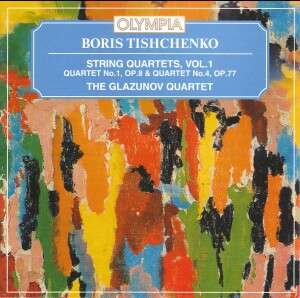 Cover for Olga Kolgatina · Kharitonova, Elena - B. Tishchenko - String Quartets, Vol 1 (CD)