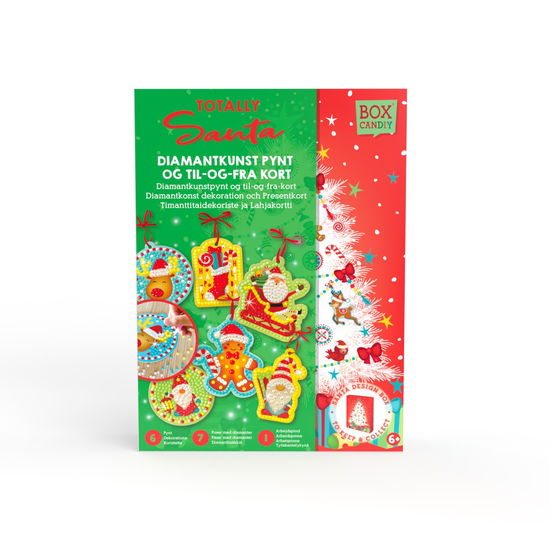 Cover for Box Candiy · Diamond Art Ornaments &amp; Gift Tags - Totally Santa (bc-x2207) (Spielzeug)