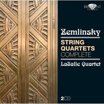 Cover for Quator Lasalle · A. Von Zemlinsky: Quators a Cordes (CD) (2010)