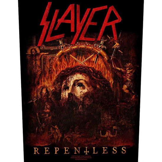 Slayer Back Patch: Repentless - Slayer - Gadżety - PHD - 5055339776824 - 19 sierpnia 2019