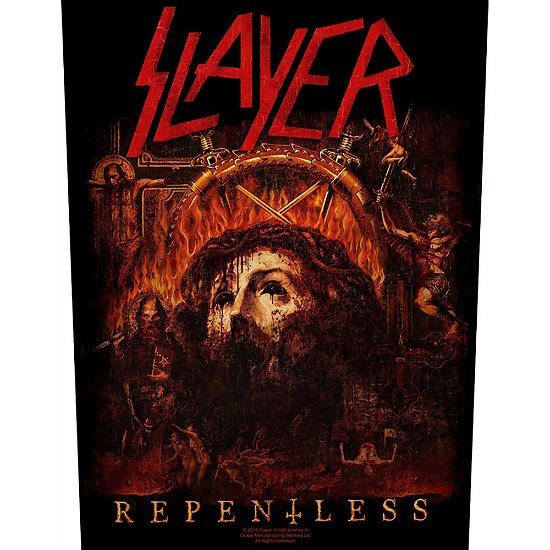 Cover for Slayer · Repentless (Backpatch) (Patch) [Black edition] (2019)