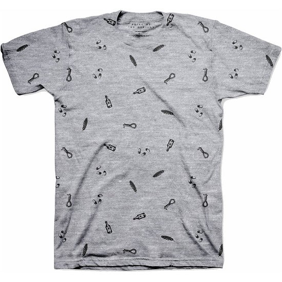 Bring Me The Horizon Unisex T-Shirt: Not so Happy (All Over Print) - Bring Me The Horizon - Merchandise - Bravado - 5055979910824 - 