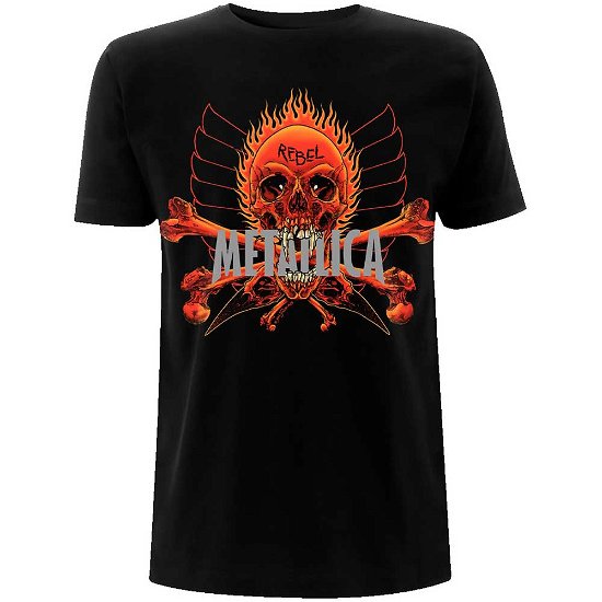Metallica Unisex T-Shirt: Rebel - Metallica - Merchandise -  - 5056187765824 - 