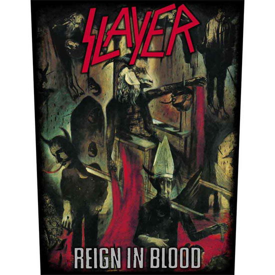 Slayer Back Patch: Reign In Blood - Slayer - Mercancía -  - 5056365709824 - 