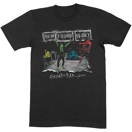 New Found Glory · New Found Glory Unisex T-Shirt: Stagefreight (T-shirt) [size XL] [Black - Unisex edition]