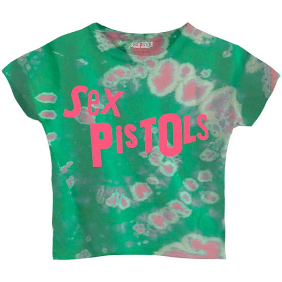 The Sex Pistols Ladies Crop Top: Logo (Wash Collection) - Sex Pistols - The - Marchandise -  - 5056561013824 - 