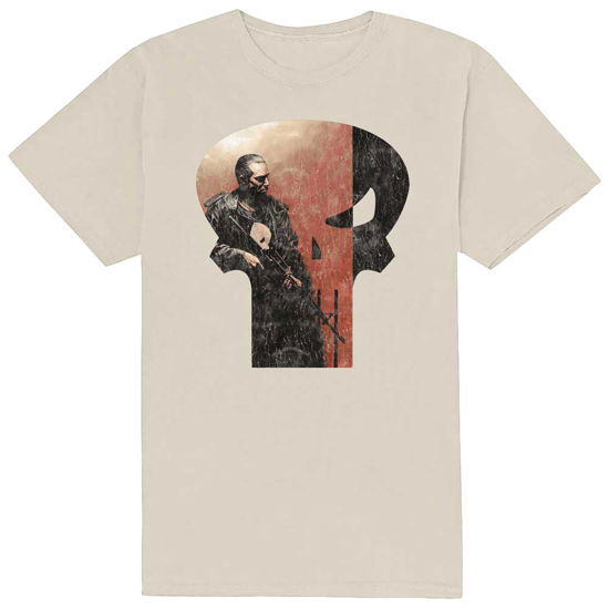 Marvel Comics Unisex T-Shirt: Punisher Skull Outline Character - Marvel Comics - Merchandise -  - 5056561026824 - 