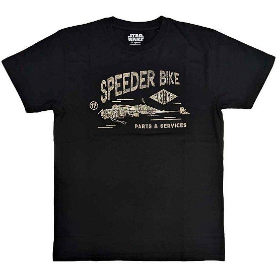 Star Wars Unisex T-Shirt: Speeder Bike - Star Wars - Merchandise -  - 5056561097824 - 