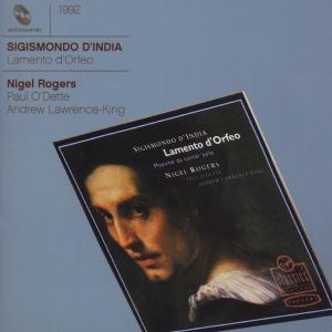 Cover for Nigel Rogers · D India Lamento D Orfeo (CD) (2012)