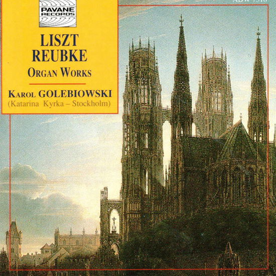 Cover for Liszt / Reubke / Gilebiowski · Organ Works 3 (CD) (1995)