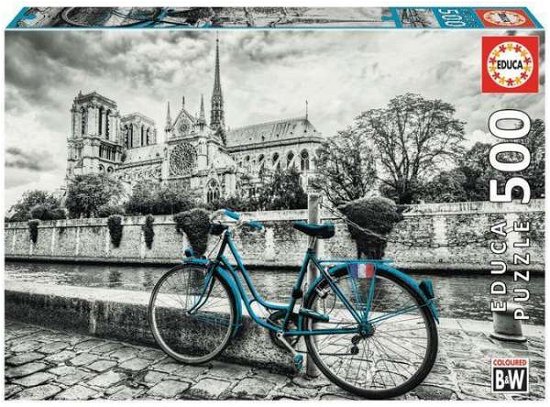 Bike Black & White 500 Teile - Educa - Fanituote - EDUCA - 8412668184824 - lauantai 29. helmikuuta 2020