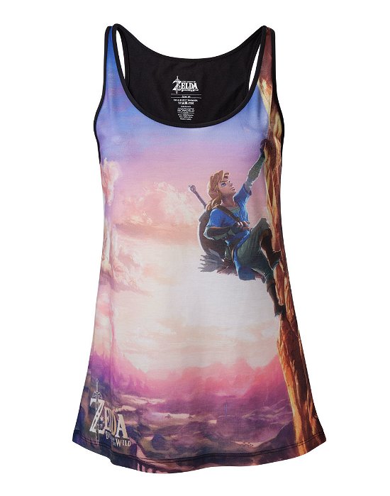 Cover for Bioworld Europe · ZELDA BREATH OF THE WILD- All Over Link Climbing T (MERCH) (2019)