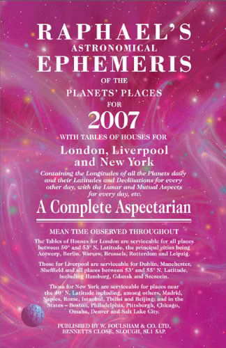 Cover for Raphael · Raphael's Astrological Ephemeris 2007 (N/A) [New edition] (2006)