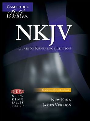 Cover for Cambridge University Press · NKJV Clarion Reference Bible, Black Calf Split Leather, NK484:X (Leather Book) [Black] (2013)