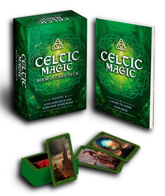Celtic Magic Book & Card Deck: Includes a 50-Card Deck and a 128-Page Guide Book - Arcturus Oracle Kits - Marie Bruce - Libros - Arcturus Publishing Ltd - 9781398803824 - 1 de octubre de 2023
