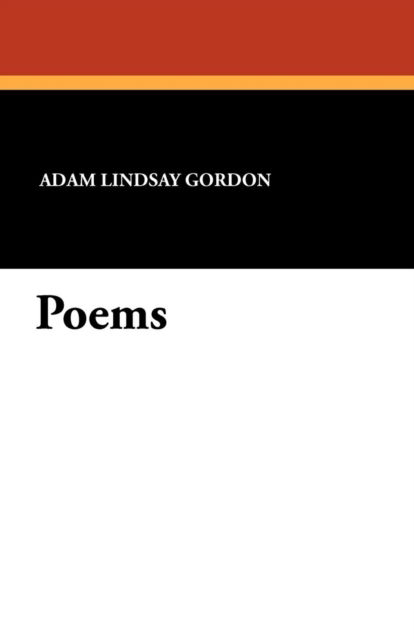 Cover for Adam Lindsay Gordon · Poems (Paperback Book) (2024)