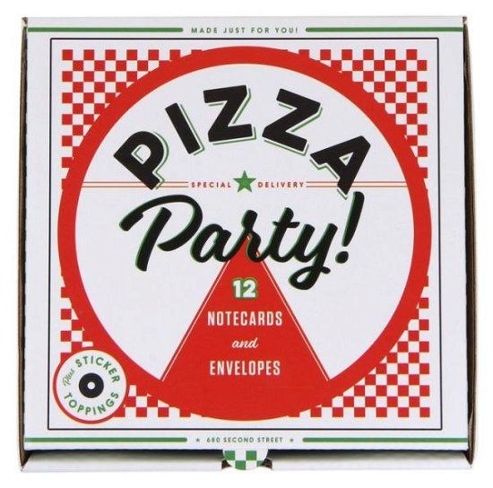 Pizza Party!: 12 Notecards & Envelopes - Chronicle Books - Bøger - Chronicle Books - 9781452154824 - 21. februar 2017