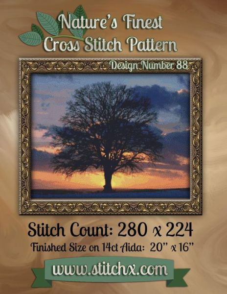 Nature's Finest Cross Stitch Pattern: Design Number 88 - Nature Cross Stitch - Livros - Createspace - 9781502590824 - 2 de outubro de 2014