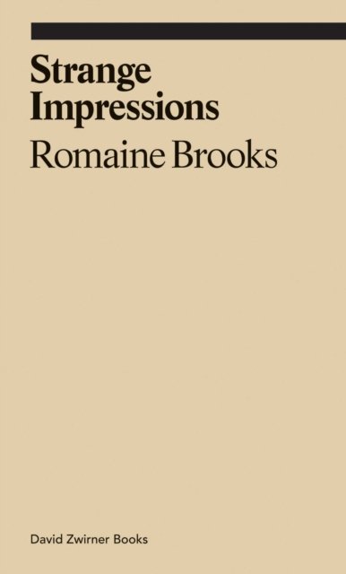 Cover for Romaine Brooks · Strange Impressions - Ekphrasis (Pocketbok) (2022)