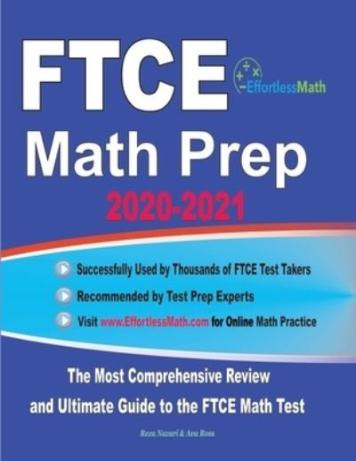 Cover for Ava Ross · FTCE Math Prep 2020-2021 (Paperback Book) (2020)