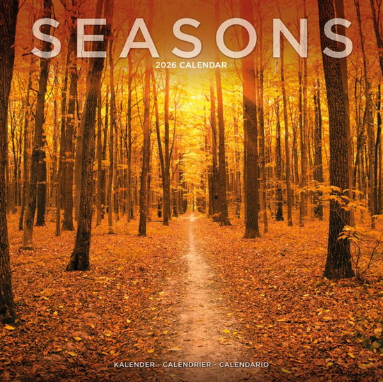 Cover for Seasons Calendar 2026  Square Scenic Wall Calendar - 16 Month (Calendar) (2025)