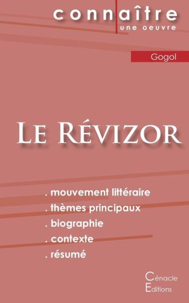 Cover for Nicolas Gogol · Fiche de lecture Le Revizor de Nicolas Gogol (Analyse litteraire de reference et resume complet) (Paperback Book) (2022)