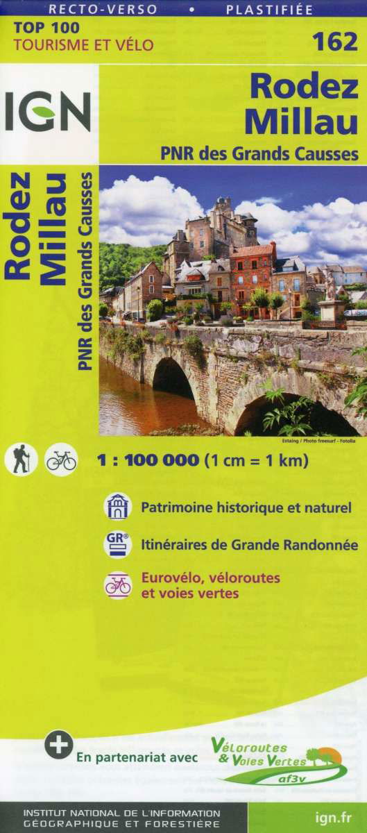 Rodez / Millau / PNR des Grands Causses - Ign - Bøger - Institut Geographique National - 9782758543824 - 22. maj 2018