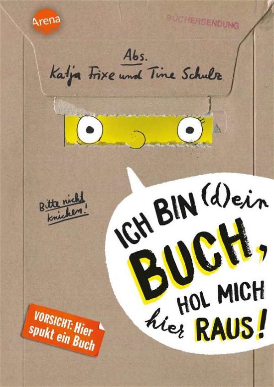 Cover for Katja Frixe · Ich bin (d)ein Buch, hol mich hier raus! Vorsicht: Hier spukt ein Buch (Gebundenes Buch) (2021)