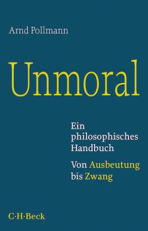 Cover for Arnd Pollmann · Unmoral (Bok) (2023)