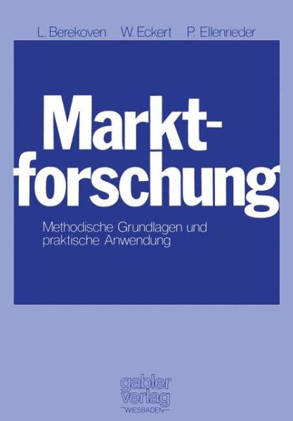 Cover for Ludwig Berekoven · Marktforschung (Paperback Book) [1977 edition] (1977)