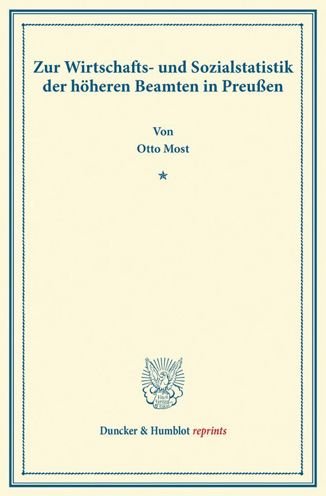Cover for Most · Zur Wirtschafts- und Sozialstatist (Bok) (2013)
