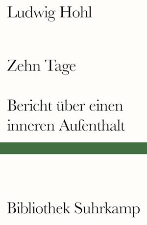 Zehn Tage / Bericht über Einen Inneren Aufenthalt - Ludwig Hohl - Books -  - 9783518243824 - 