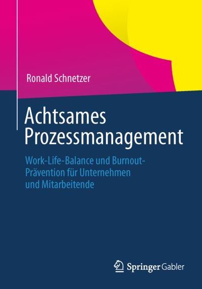 Cover for Ronald Schnetzer · Achtsames Prozessmanagement: Work-Life-Balance und Burnout-Pravention fur Unternehmen und Mitarbeitende (Paperback Book) (2013)