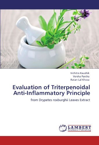 Cover for Ratan Lal Khosa · Evaluation of Triterpenoidal Anti-inflammatory Principle: from Drypetes Roxburghii Leaves Extract (Paperback Book) (2011)
