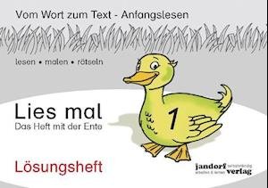 Cover for Peter Wachendorf · Lies mal 1 - Das Heft mit der Ente. Lösungsheft (Pamphlet) (2015)