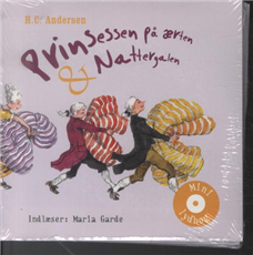 Cover for H. C. Andersen · Gyldendals mini lydbøger for børn: Prinsessen på ærten &amp; Nattergalen (Bok) [1. utgave] (2011)