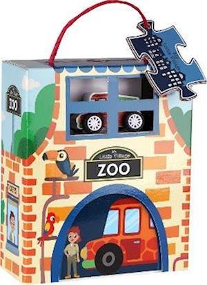 Zoo - My Little Village Junior - Anne Sofie Sternberg - Books - Globe - 9788742553824 - November 3, 2022