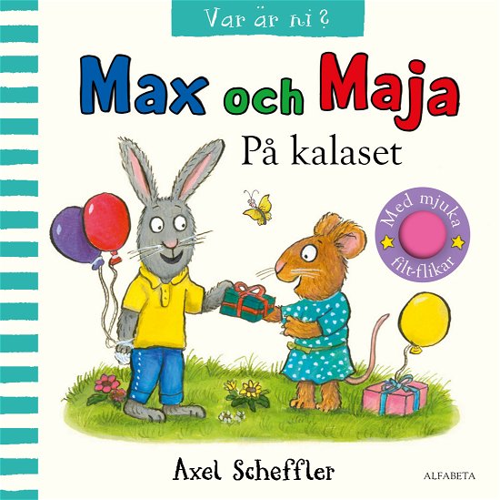 Cover for Axel Scheffler · Max och Maja på kalaset (Board book) (2024)