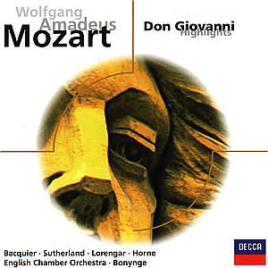 Cover for Gramm / Sutherland / Bacquier / Grant / Kre · Don Giovanni (Highlights) (CD)